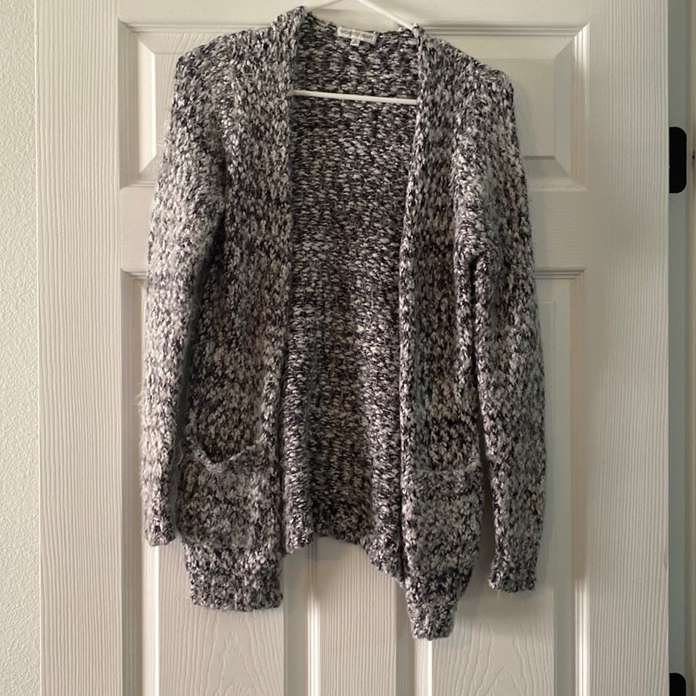 Woven Heart Cardigan